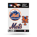 New York Mets Triple Sticker Multi Decal Spirit Sheet Auto Home Baseball