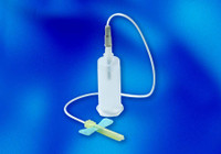21g 12" Tubing Safety Lok Blood Collection Infusion Set with Luer Adapter  SKU: 123-010-1055