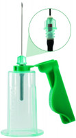 VACUETTE® Quickshield Complete Safety Tube Holder with VISIO PLUS Needle, 21G x 1'' SKU: 131-050-1000