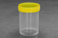 120 x 53mm Transport Container with Yellow Cap NS NL  SKU: 182-047-1000