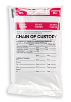 6'' x 10'' Chain of Custody, Tamper Evident, 3 Wall Bag SKU: 149-080-1000