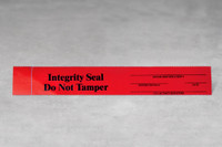 Integrity Tamper Evident Seals Black on Red, 100/pack SKU: 173-040-1000