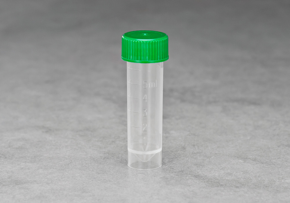 5ml Transport Tube, Green Cap SKU: 226-010-1040