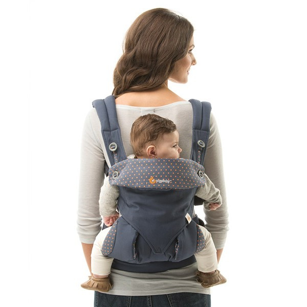 ergo baby 4 position 360 dusty blue carrier
