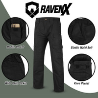 Raven X RipstopOps Tactical Pants - Black
