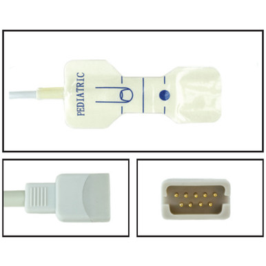 Datascope Pediatric Disposable SpO2 Sensor - Foam Adhesive (Box of 24)
