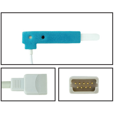 Datascope Pediatric/Infant Disposable SpO2 Sensor - Non-Adhesive (Box of 24)