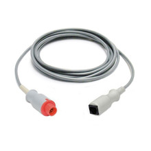 GE Hellige 10 Pin IBP Adapter w/ Medex / Abbott Connector