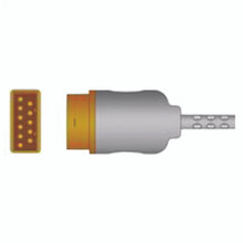 GE Marquette Direct Connect Adult Skin Temperature Sensor 11 Pin Connector 10 ft. / 3M Cable GE Marquette - Compatible