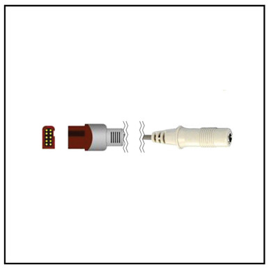Spacelabs Novametrix 400 Series Temperature Adapter Cable