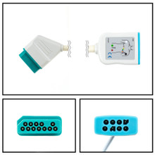 Nihon Kohden 12 Pin to 4 Lead Dual Pin ECG Trunk Cable (3/6 LD) (JC-906PA)