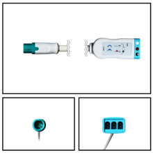 Siemens 7 Pin to 3 Lead Dual ECG Trunk Cable