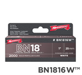 BN1816W 1" White 25mm