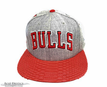 Bulls Official Python Brimmed  Snapback Ballcap