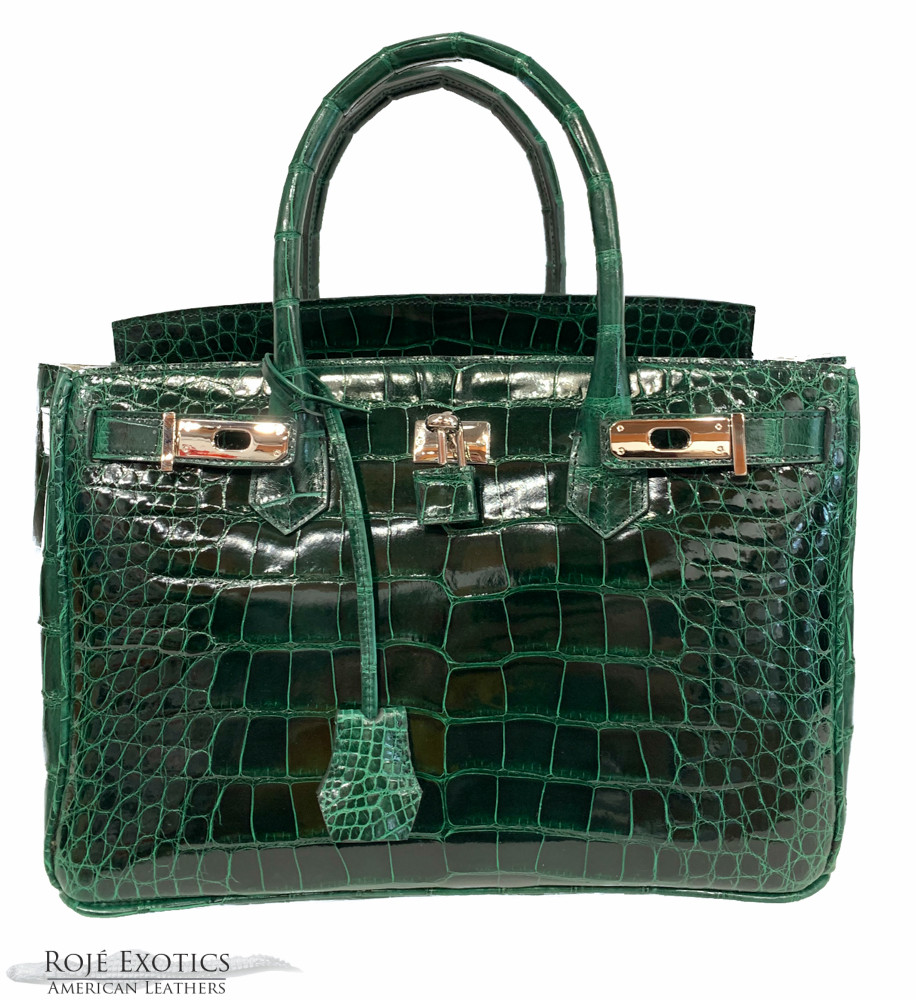 hunter green handbag