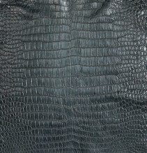 Porosus Crocodile - Black - Garment Grade