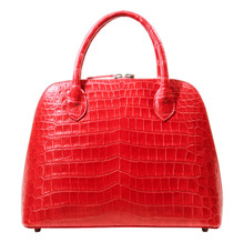 Patrice - Nile Crocodile in Waxy Red Finish