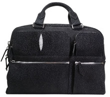 Messenger Bag - Black Stingray