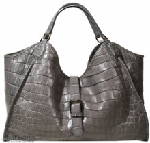 Colette - Grey Crocodile