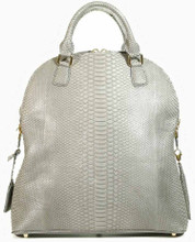 Patrice Elongated Tote - Python in Grey
