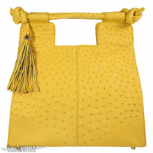 Resort Tote Convertible - Yellow Ostrich