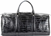 Aino - Duffel Bag in Alligator - Black