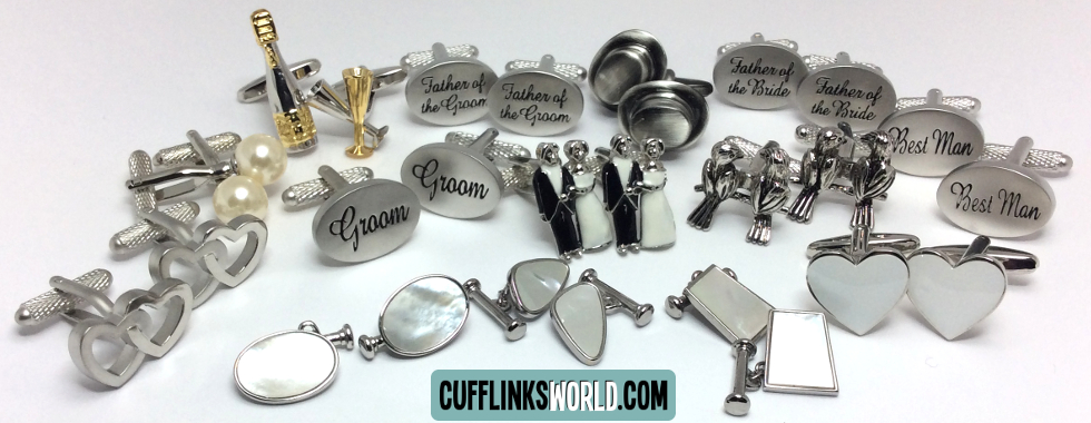 Fabulous choice of cufflinks for everyone in your wedding party