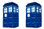 Dr Who Tardis Licensed cufflinks