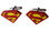Superman color logo cufflinks