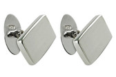 Sterling silver cufflinks chain linked