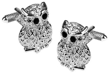 Owl animal cufflinks