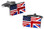 Union Jack and Stars and Stripes combined Flags design Cufflinks