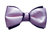 Pink & Black bow tie