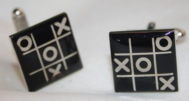 Noughts and Crosses / Tic-Tac-Toe cufflinks