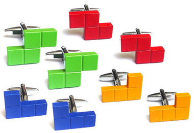 Choose your colour and shape - or get all four to make your own cufflink combinations!