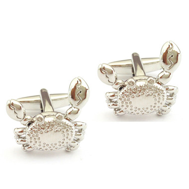 Crab With Moving Claws Cufflinks