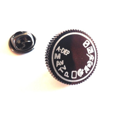 SLR Camera Mode Dial Lapel Pin Badge