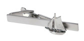 Feel the wind in your sails with this classy yacht tie bar