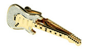 Golden Guitar Tie Bar