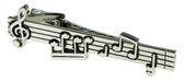 Hit the right note evey time with this music stave tie bar