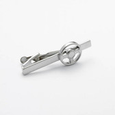 Take the driving seat with this beautifully classic steering wheel design tie bar