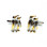 Two Tone Pair of Penguins Cufflinks