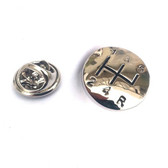 Gear Stick Design Lapel Pin Badge
