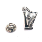 Harp Lapel Pin Badge