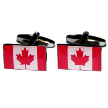 Canadian (Maple Leaf) Flag Cufflinks