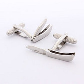 Penknife Design Cufflinks with folding blade