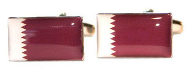 Qatar Flag Cufflinks