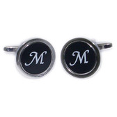 Initial Cufflinks of your choice: choose two different initials on each cufflink
