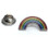 Rainbow Coloured Enamel Lapel Pin Badge