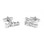 bride's grandfather Wedding Cufflinks cut-out letters design